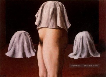 Rene Magritte Painting - El truco simétrico 1928 René Magritte